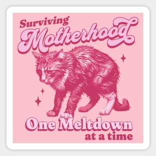 Surviving Motherhood one Meltdown at a Time - Mother's Day Magnet